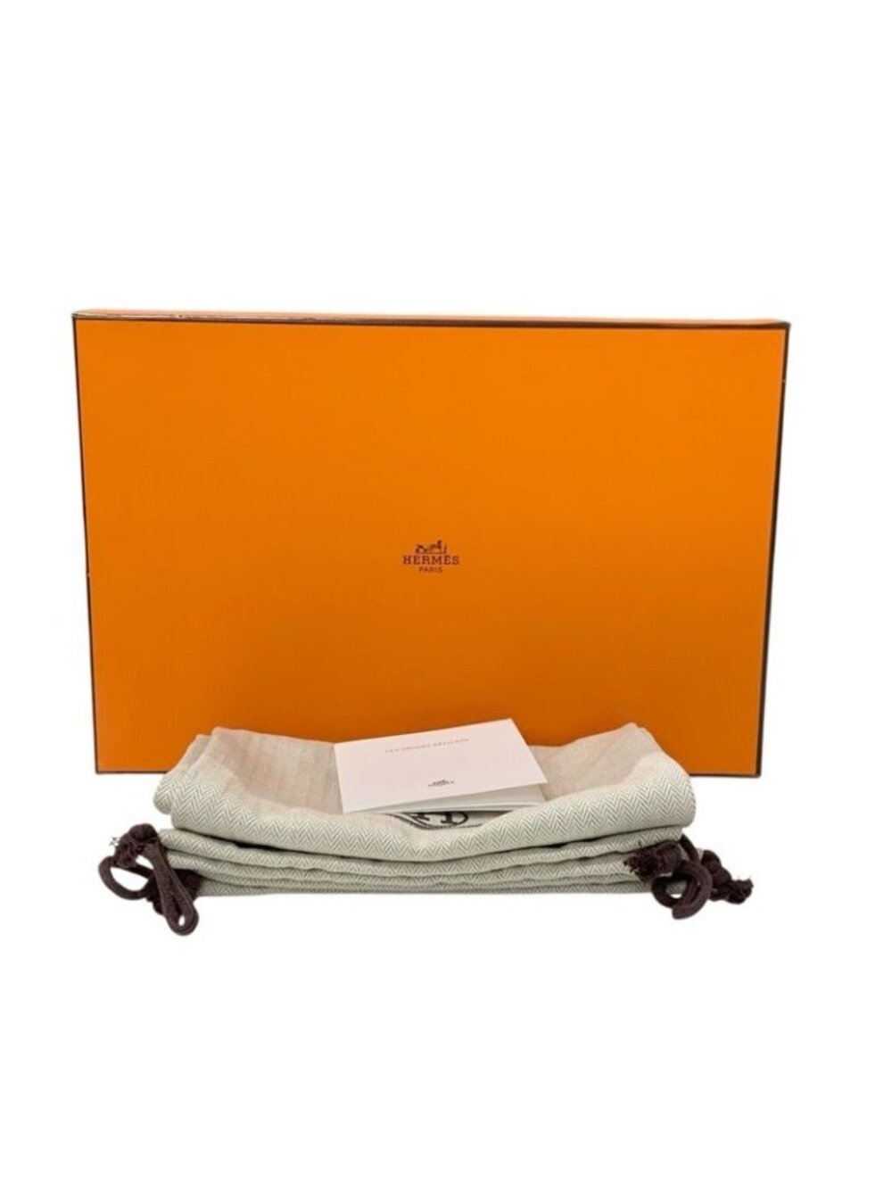 Hermes Gram 60 Sandals Shoes Suede Beige Silver Chaine D'ancre Metal Heel Strap - Picture 11 of 11